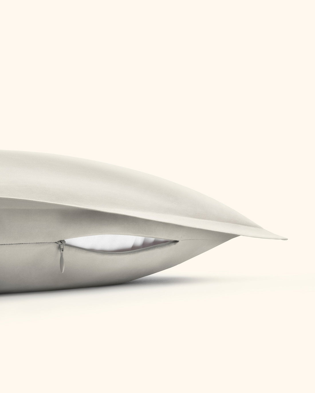 Ägyptische Baumwolle Bettwäsche Set Beige 135x200 cm 40x80 cm