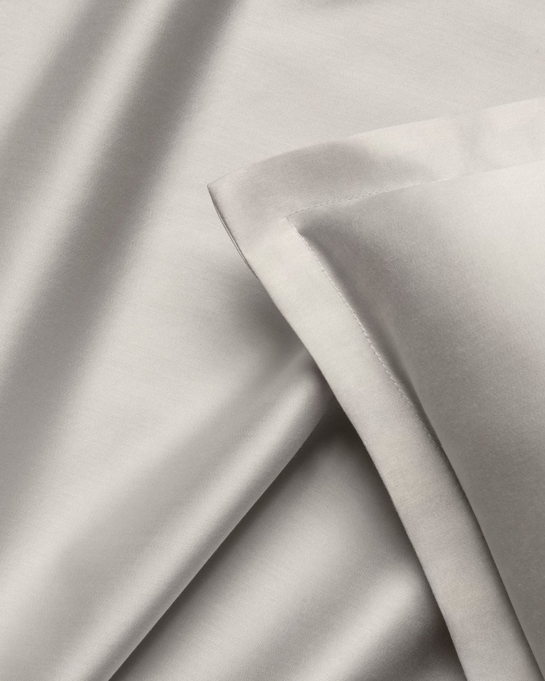 Ägyptische Baumwolle Bettwäsche Set Beige 135x200 cm 40x80 cm