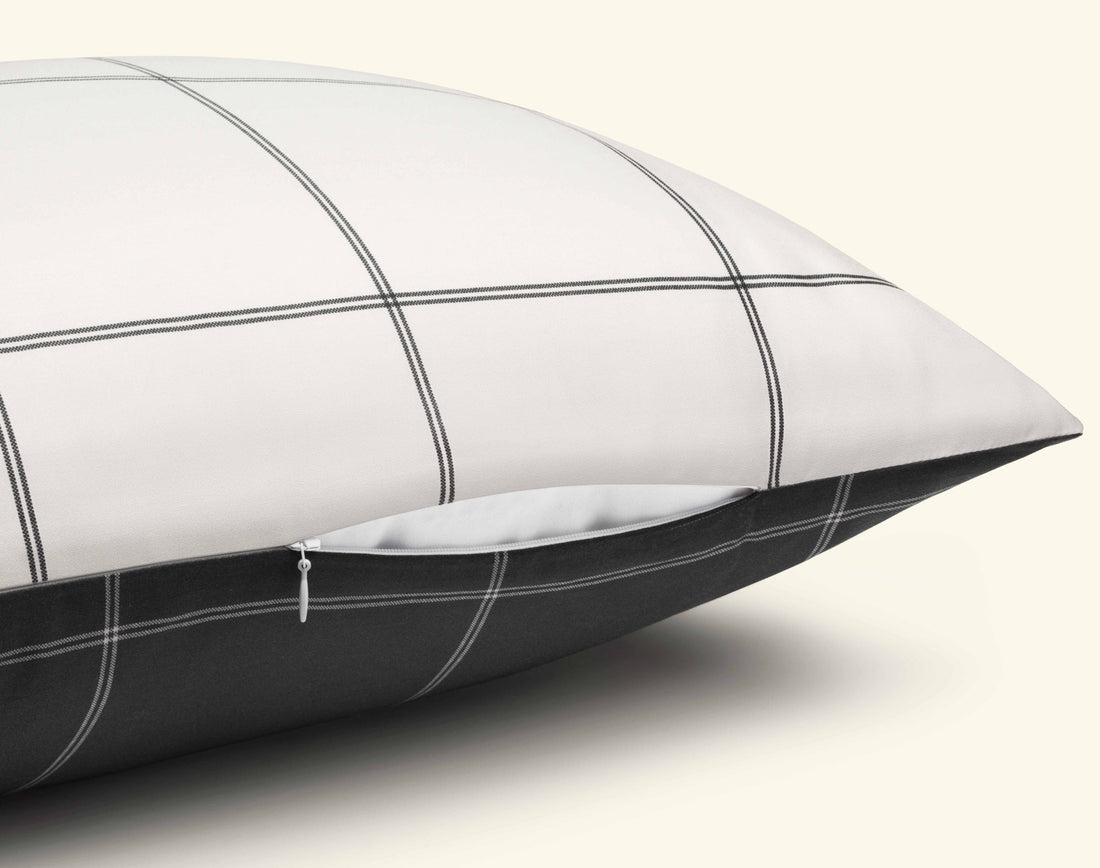 Ägyptische Baumwolle Bettwäsche Set Kariert 135x200 cm 40x80 cm