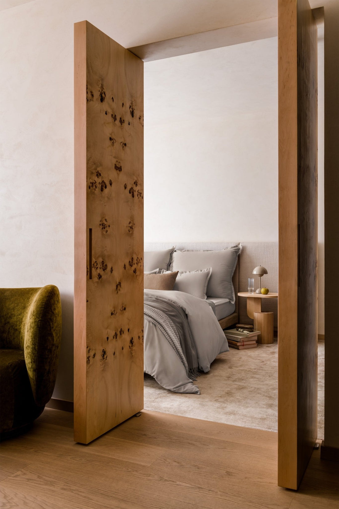 Ägyptische Baumwolle Bettwäsche Set Taupe 135x200 cm 40x80 cm