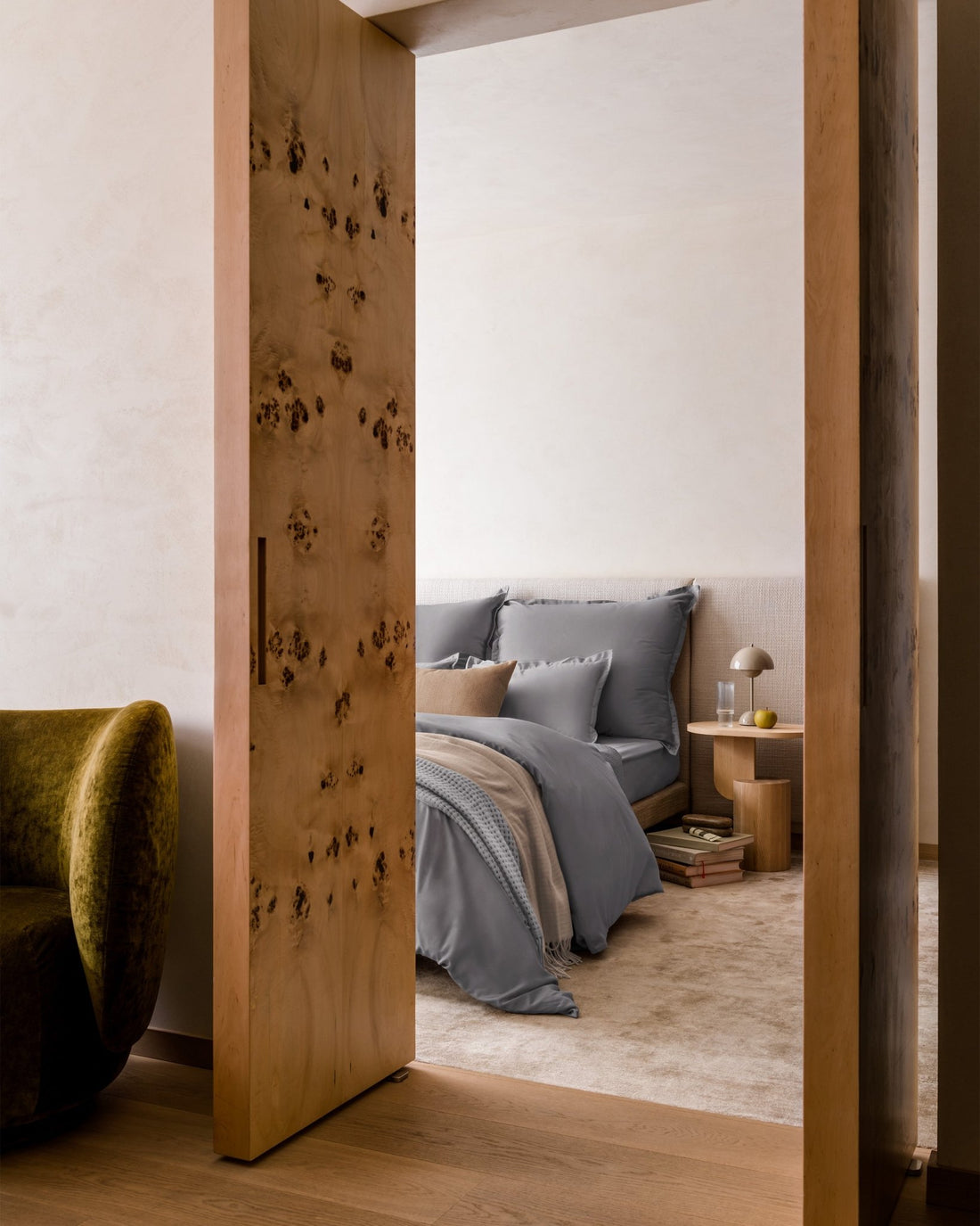 Ägyptische Baumwolle Spannbettlaken Dunkelgrau 90x200 cm