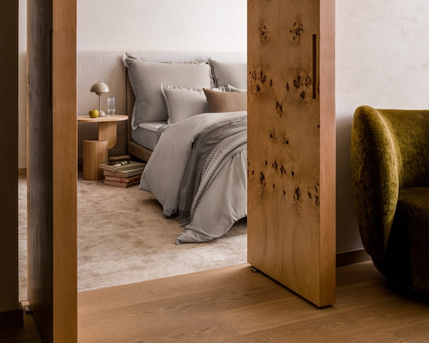 Spannbettlaken aus ägyptischer Baumwolle – perfekte Passform und edles Design.