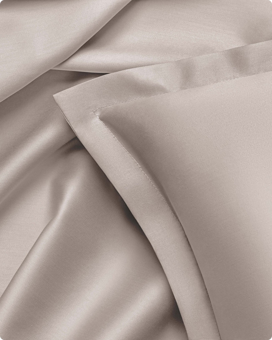 Ägyptische Baumwolle Spannbettlaken Taupe 90x200 cm