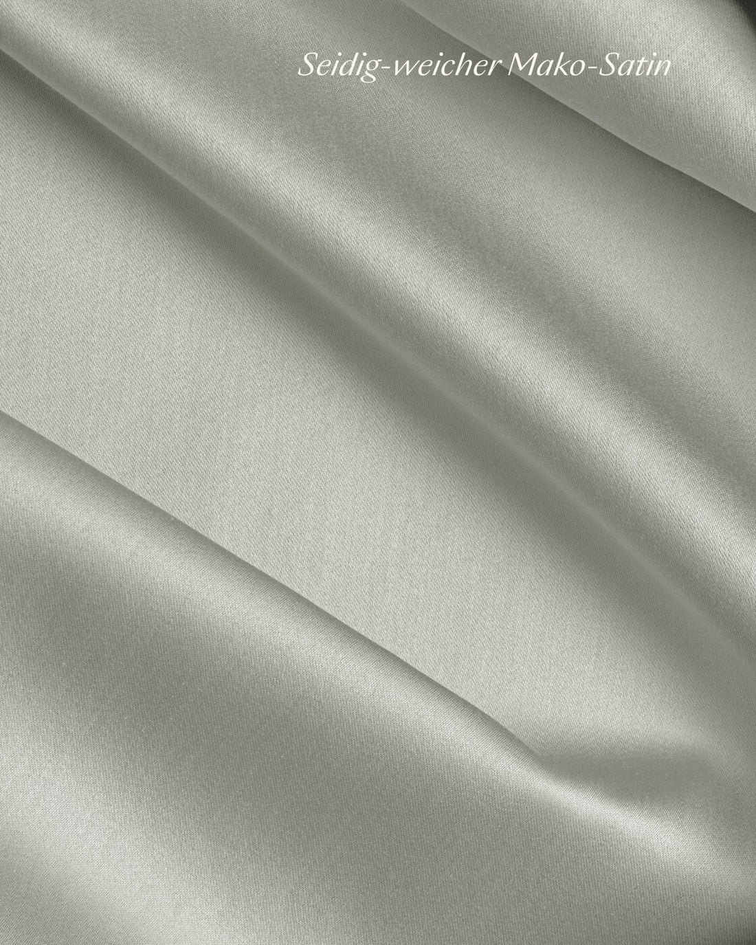 Bio - Baumwolle Bettwäsche Set Salbeigruen 135x200 cm 80x80 cm