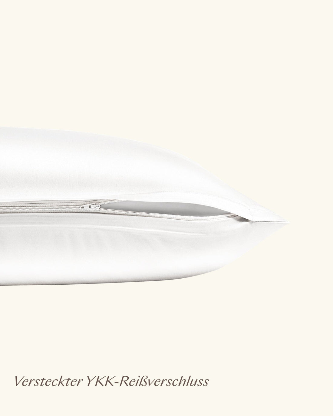 Bio - Baumwolle Bettwäsche Set Weiß 135x200 cm 80x80 cm