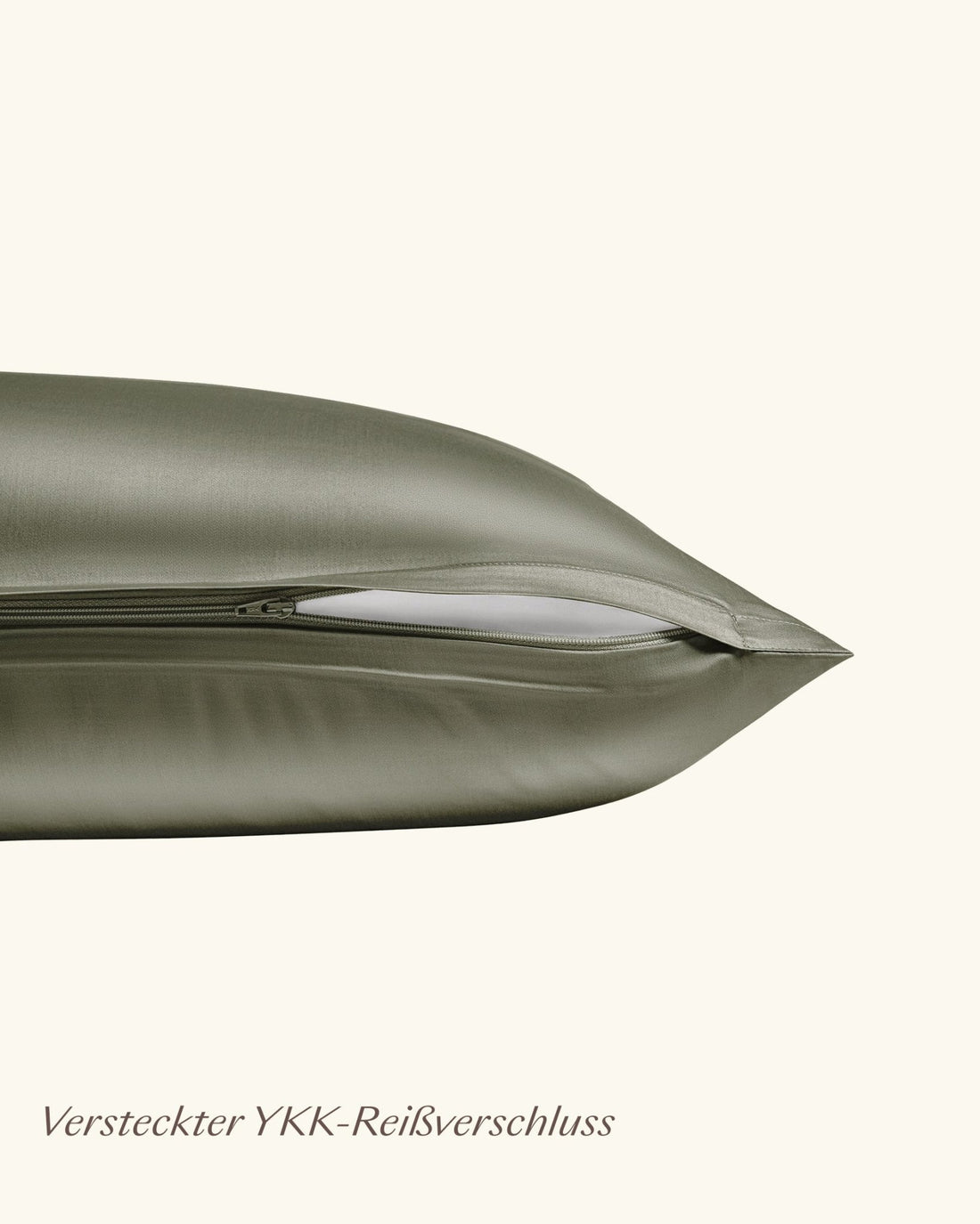 Bio - Baumwolle Kissenbezüge Dunkelgruen 30x30 cm