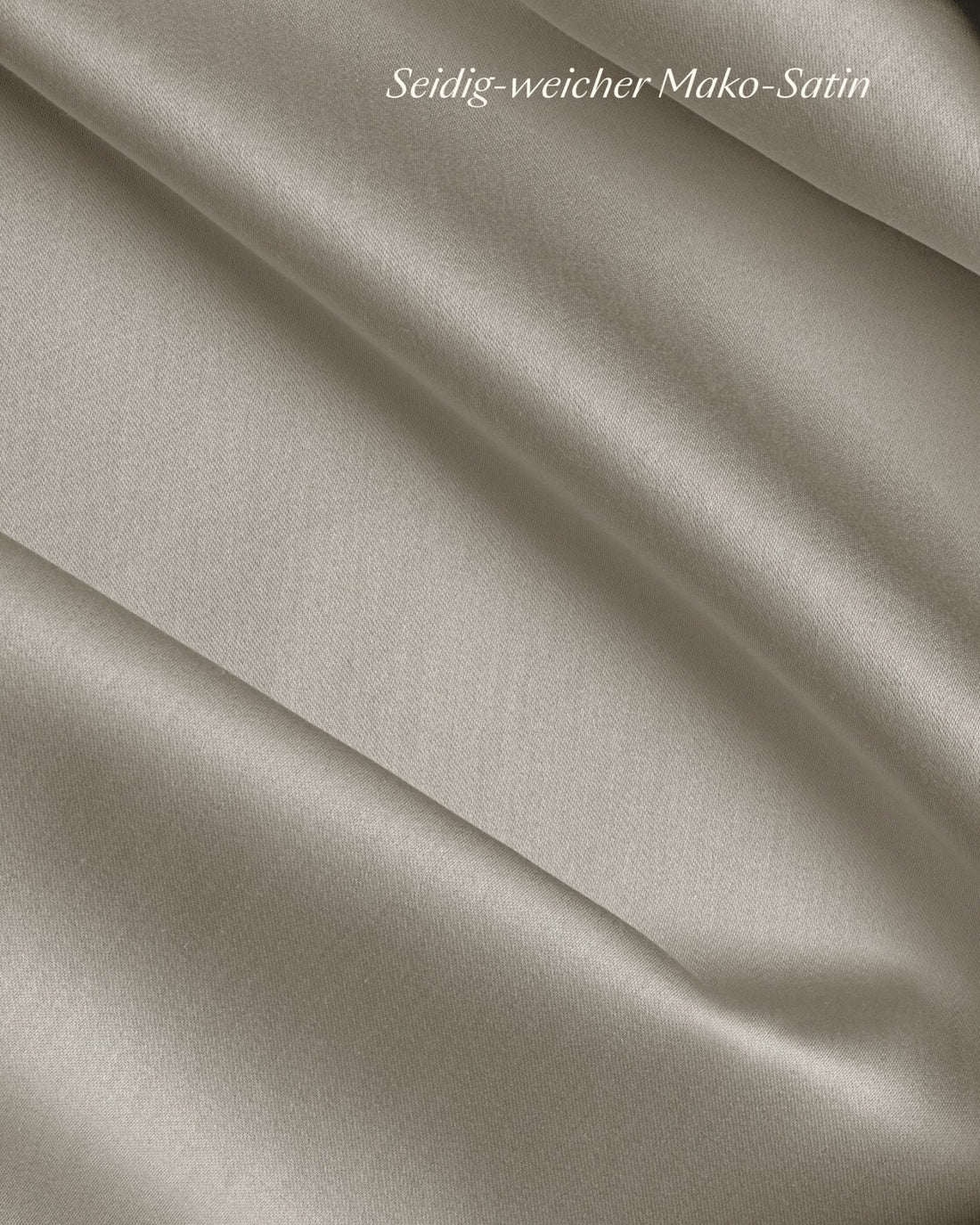 Bio - Baumwolle Kissenbezüge Taupe 30x30 cm