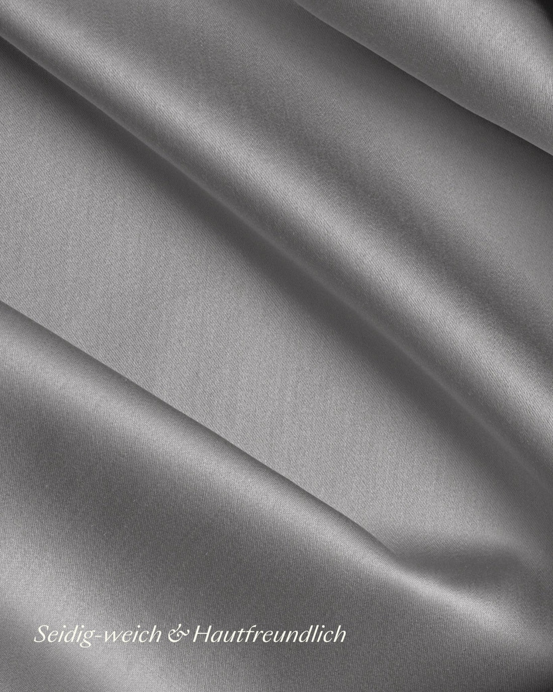 Lyocell Bettwäsche Set Dunkelgrau 135x200 cm 80x80 cm