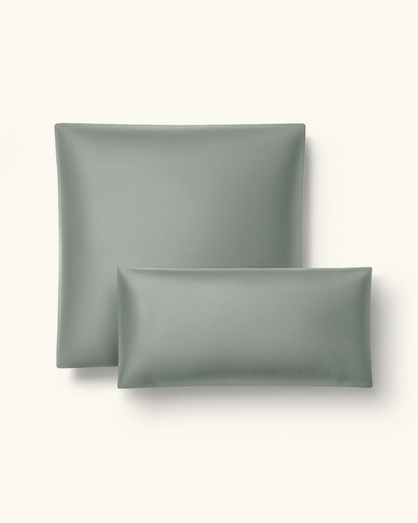 Lyocell Bettwäsche Set Grün 135x200 cm 80x80 cm