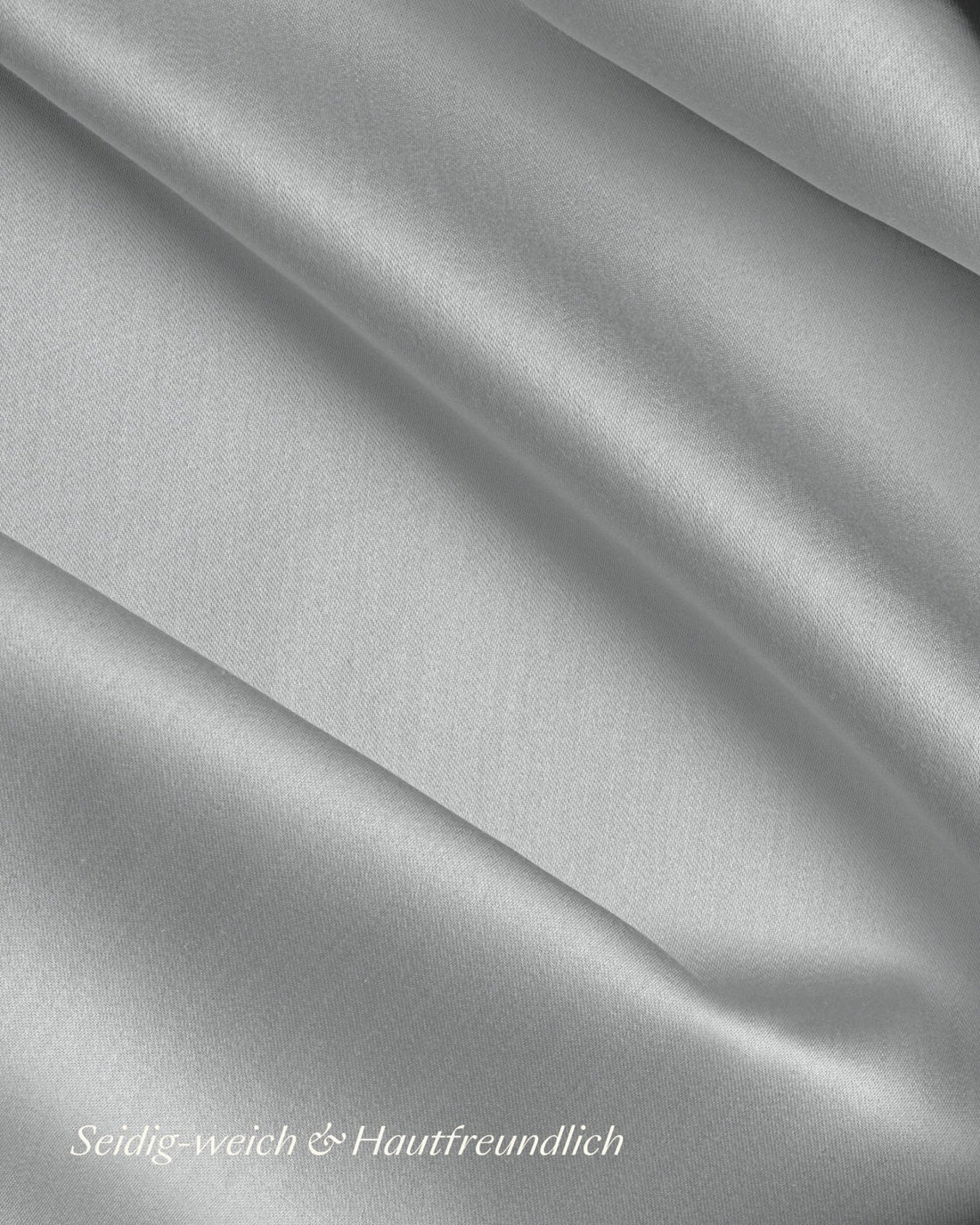 Lyocell Bettwäsche Set Hellgrau 135x200 cm 80x80 cm