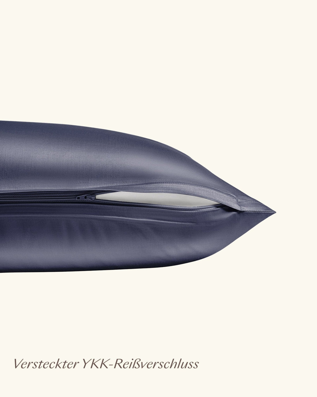 Perkal Bettwäsche Set Dunkelblau 135x200 cm 80x80 cm