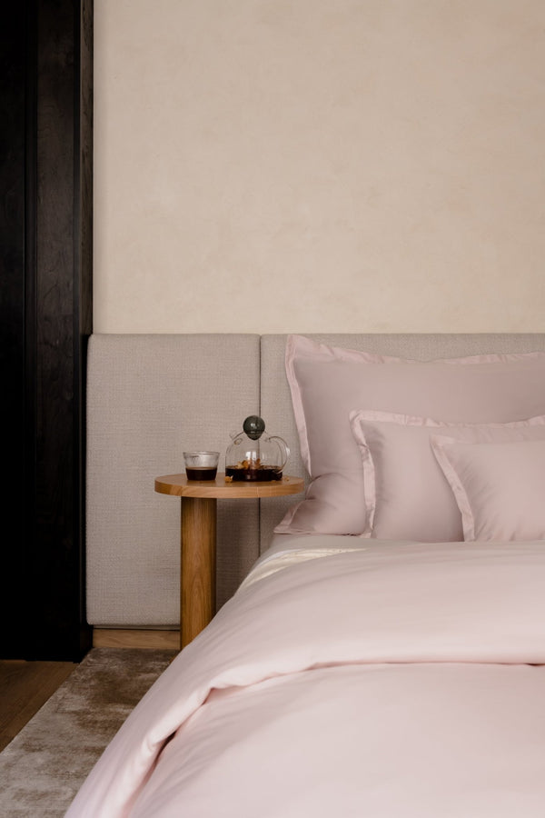 Ägyptische Baumwolle Spannbettlaken Hellrosa 90x200 cm