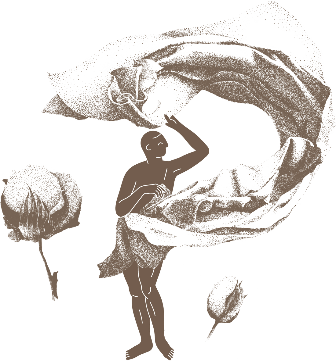 Luxuriöse Mako-Satin Bettwäsche aus ägyptischer Baumwolle, weich und atmungsaktiv.