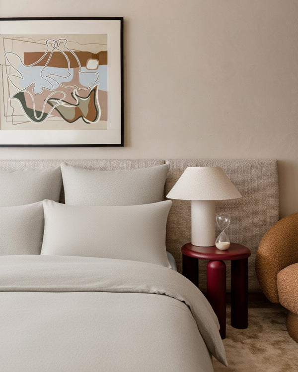 Biber Kissenbezüge 2er - Set Beige 40x80 cm