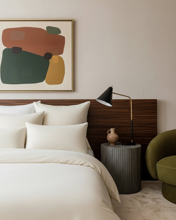 Biber Kissenbezüge 2er - Set Cremeweiß 40x80 cm